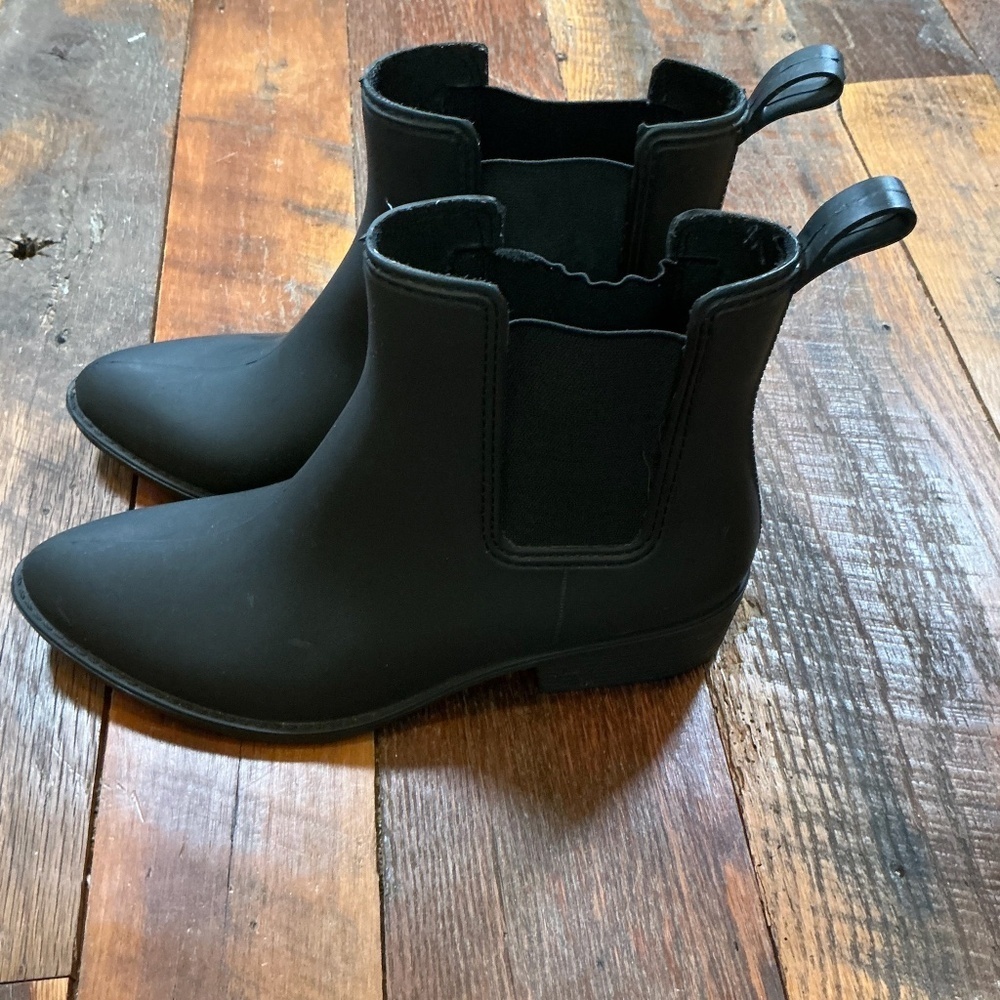 Jeffrey Campbell Havana Last Black Chelsea Rain Boots Women’s Size 11 - Picture 6 of 8
